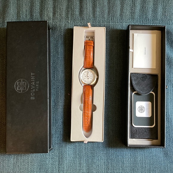 Bolvaint Vitus in White Watch WITH BOX/PAPERS - Picture 2 of 10